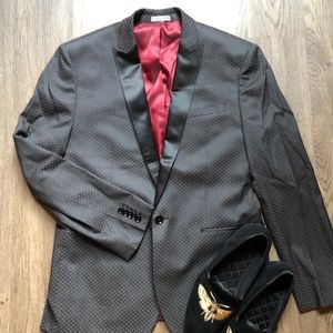 Express Polka Dot Dinner Jacket